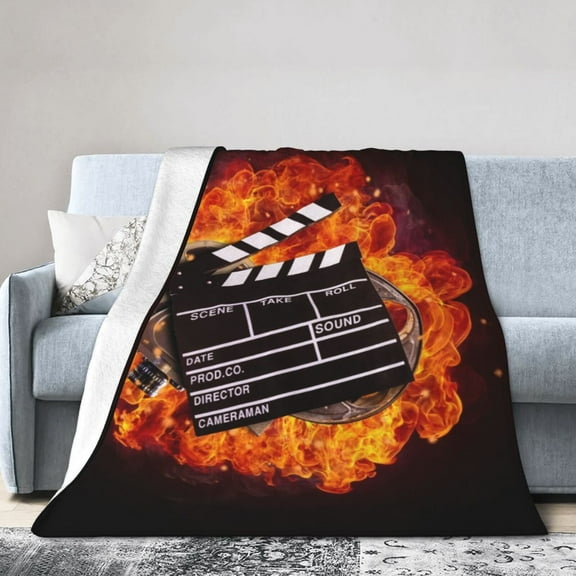 SPXUBZ Movie Theme Blanket,Gifts for Women Girls Boys, Soft Comfy Lightweight Throw Blankets