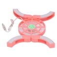 thumbnail image 4 of DRS04 Computadora plegable Enfriador para computadora portátil Almohadilla de enfriamiento Base de enfriamiento USB luminosa (Rosa), 4 of 5