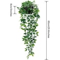 thumbnail image 2 of Artificial Hanging Plants Fake Potted Plants for Indoor Outdoor Decor, 2 of 8