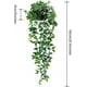 thumbnail image 2 of 1 paquete de plantas colgantes artificiales plantas en maceta falsas para decoración de pared de estante al aire libre interior, 2 of 8