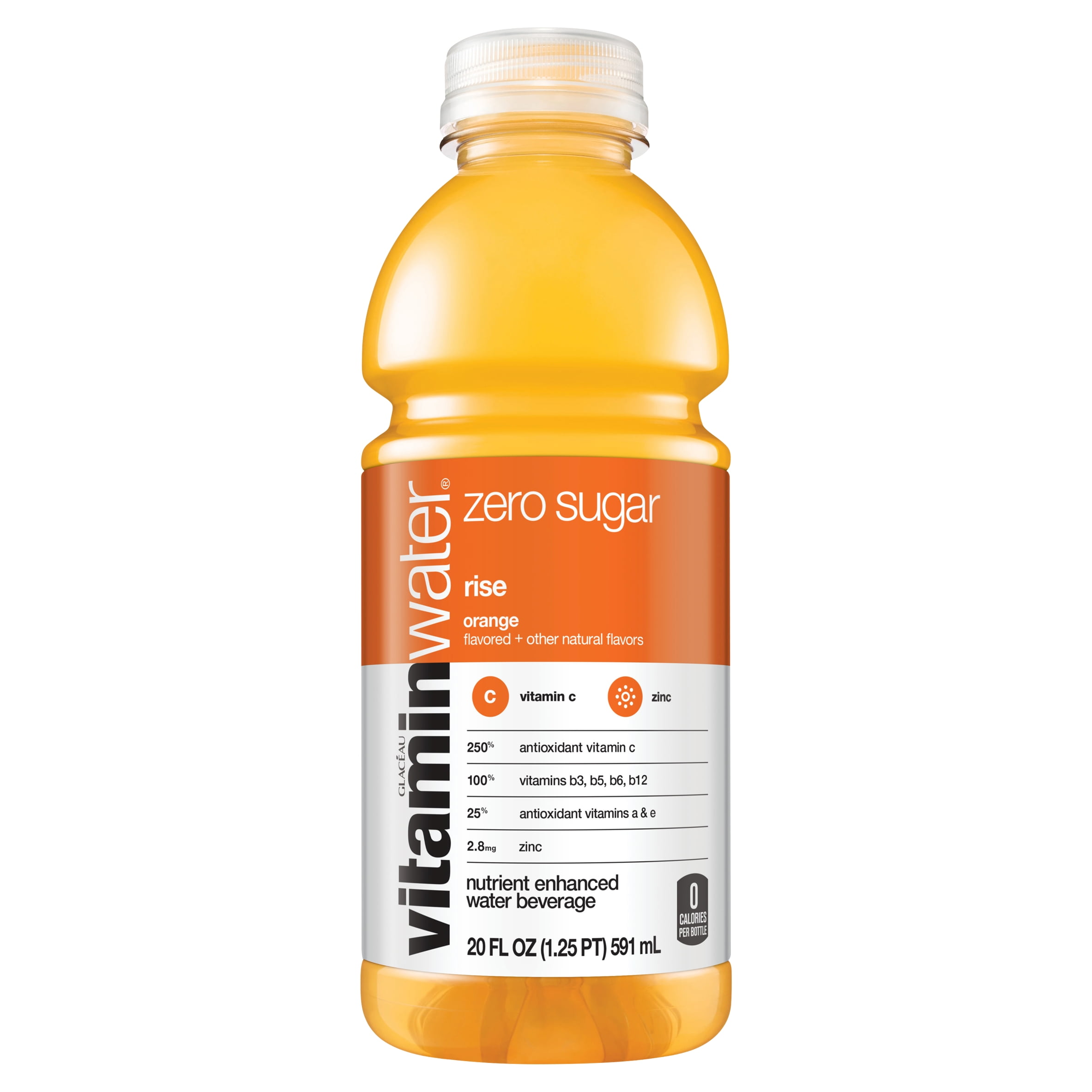 vitaminwater zero sugar rise Bottle, 20 fl oz