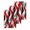 Red Black Grey, variant on Red Black Grey Kitchen Dish Towels for Drying Dishes Set of 3, Moire Modern Artwork Abstract Waffle Weave Microfiber Hand Tea Bathroom Towels Quick Dry & Absorbent Towel 12x12