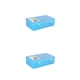 thumbnail image 2 of Toystoory Caja de hilo de coser 42 carretes Almacenamiento de gran capacidad Contenedor a prueba de polvo Azul 2piezas Toystoory CBP219885, 2 of 6