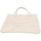 thumbnail image 1 of Crocheted Tote Bag Handbag Shoulder Bag for Women Beige Polyester Lightweight 1Set, 1 of 4
