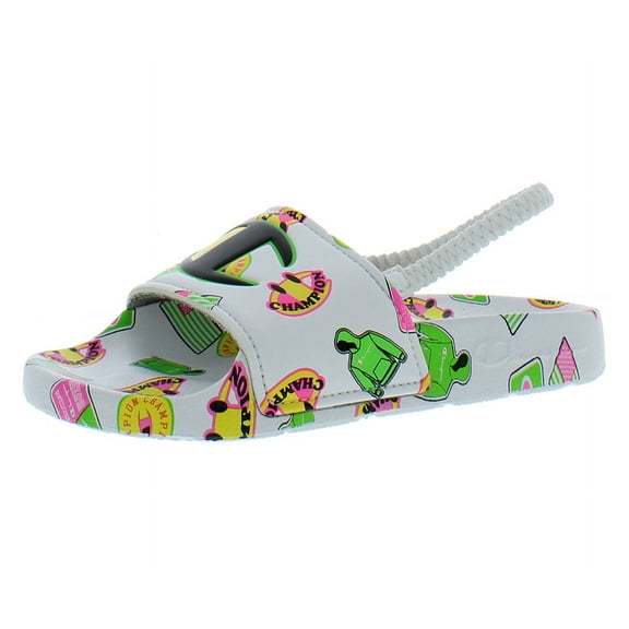 Champion Ipo Catch Print Infant/Toddler Shoes Size 4, Color: White/Multi-Colored