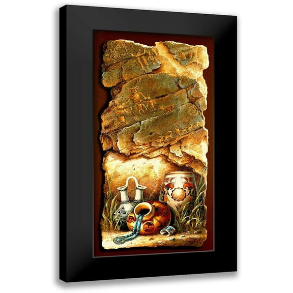 Lee, James 9x14 Black Modern Framed Museum Art Print Titled - Water Jugs