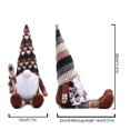 thumbnail image 2 of Coffee Gnomes Bar Decor,Coffee Plush Gnome DecorFarmhouse Scandinavian Figurine Coffee Plush Gnome Decor for Home Coffee Table Shelf,Tiered Tray Decor, 2 of 6