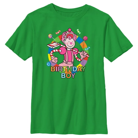 Boy's Candy Land Mr. Mint Birthday Boy Graphic T-Shirt