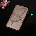 thumbnail image 5 of SaniMore Case for iPhone 15 (6.1" 2023), PU Leather Full-body Protective Cover with Luxury Embossed Butterfly [Wrist Strap & Card Slots & Flip Kickstand] Shockproof Wallet Cover, Gray, 5 of 9