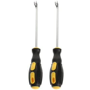 Qiushaoyue 2pcs Nail Puller Carpenter Hand Puller Tack Puller Upholstery Staple Remover