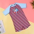 thumbnail image 4 of MEZZALL Children Boys Summer Swimwear One-Pieces Monokini Ice Cream Printed Rash Guard Swimsuit With Red White Print For Outdoor Pool Classic Bathing Suit Beachwear, 4 of 8