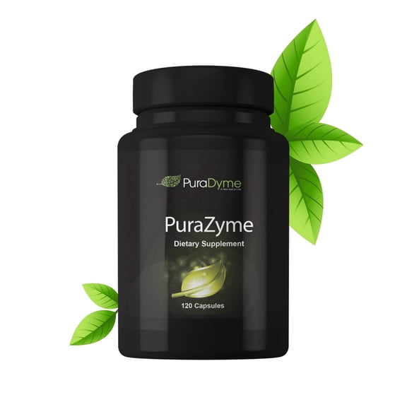 PuraDyme PuraZyme Digestive Enzymes, Digestive and Gut Health Support (120 Caps)