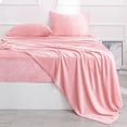 thumbnail image 2 of Juego de Sábanas Polar King Size Rosa Pastel Térmicas, Suaves y Ligeras Kyuden Home, 2 of 6