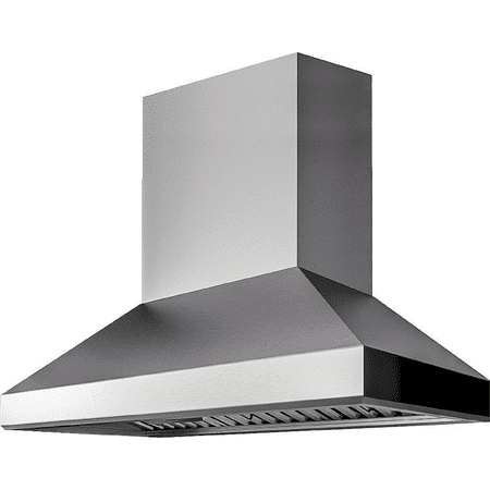 Zephyr - Titan 36 in. External Wall Mount Range Hood in Stainless Steel - Stainless steel