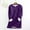 Dark Purple, variant on ZSQDM Women's Hoodless Sweatshirt Cropped Hoodie Women Quarter Zip Pullover Thermal Shirts for Women Winter Lined Sweatshirts Casual Crewneck Fleece Pullover Long Sleeve Loungewear Polyester (L)