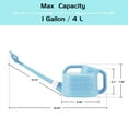 thumbnail image 3 of 1 Gallon Plastic Watering Can for Indoor & Outdoor Plants with Long Spout and Removable Rotation Sprinkler Head, Blue, 3 of 7