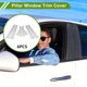 thumbnail image 2 of Moldura de ventana del pilar de la puerta Unique Bargains para Chrysler 200 2015-2019 Tono plateado Sticker anti rasguños para postes de pilar 6 Pcs, 2 of 7