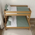 thumbnail image 3 of Plank+Beam Solid Wood Farmhouse Twin over Full Bunk Bed, Pecan, 3 of 5