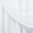 thumbnail image 6 of Exclusive Home Catarina Layered Solid Room Darkening Blackout and Sheer Hidden Tab/Rod Pocket Top Curtain Panel Pair, 52"x63", Winter, Set of 2, 6 of 7