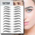 thumbnail image 5 of Ceja con forma de pelo 4D, tatuaje adhesivo, cejas postizas, maquillaje resistente al agua, 5 of 5