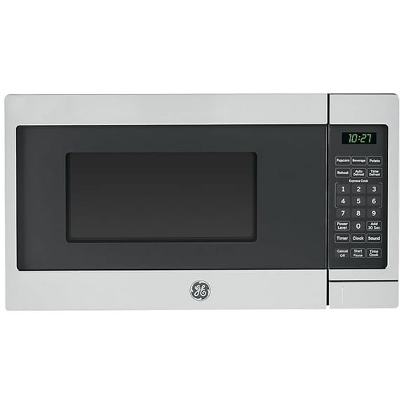 GE Countertop Microwave Oven, 700-watt Compact 0.7 Cu Ft, Stainless Steel