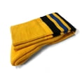 thumbnail image 6 of Golden Yellow Stripe Couver Elite Quality Athletic Knee-High Socks, Red / Blue Medium, 6 of 7