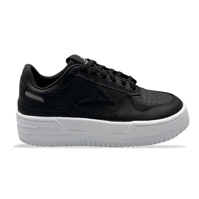 Tenis Pirma 5524 Casual Urbano Color Negro Para Dama