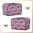 thumbnail image 3 of Fotbe Flamingos for Two Slice Toaster Cover, Fingerprint Protector, Super Soft Appliance Cover And Dust Cover,Bread Dust Cover & Fingerprint Protection, 3 of 7