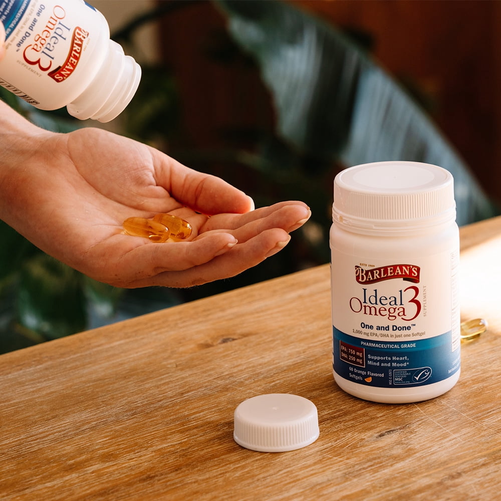 Barlean's Ideal Omega 3 60 Softgels