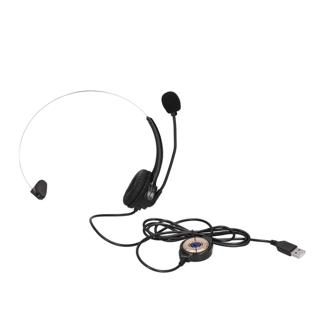 OY131 Auriculares de un solo oído con reducción activa de ruido y auriculares giratorios con micrófono