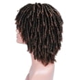 thumbnail image 4 of Pelucas trenzadas de princesa para mujer negra, Afro Bob, pelucas sintéticas de Rastas, extremos cortos y rizados, cabello de Cosplay, 4 of 4