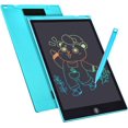 thumbnail image 1 of Tableta de escritura LCD Tableta de dibujo de 12 pulgadas para niños, 4 ~ 12 juguetes para niñas, regalos borrables y reutilizables, juguete de cumpleaños de Navidad para niños (azul) esquí esquí Gafas de esquí, 1 of 5