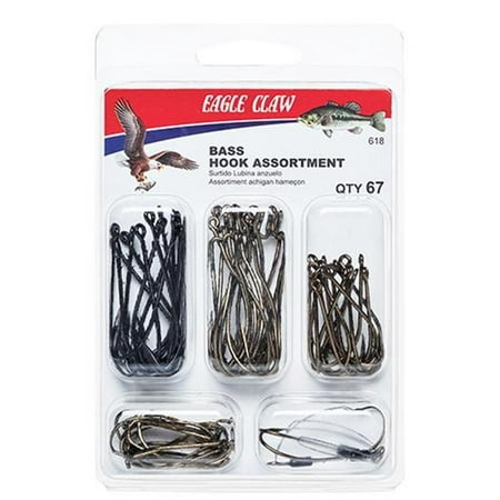 Eagle Claw Hook Assortment - Bass