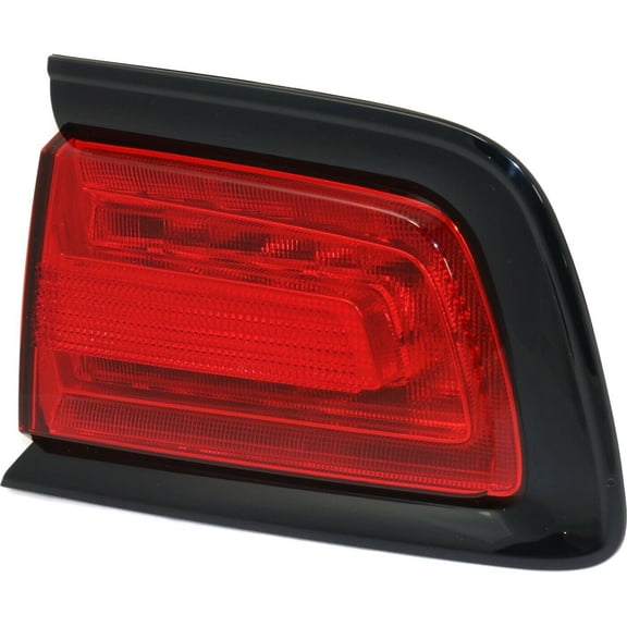 DAMAIJOY Tail Light Bulb Passenger Outer Side Red Lens W/ Bulb Quarter Mounted Lamp for Dodge for Charger Pursuit/R/T/SE/SXT Plus 11-14 & SRT8 12-14 Right