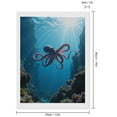 thumbnail image 2 of Diamond Art Kits for Adults - Octopus Swimming Underwater Sunlight 5d Diamond Painting for Adults, Diamond Art for Adults Beginners, Frameless Diamond Painting Kits for Adults for Home Wall Decor, 2 of 7