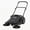 Black + Gray, variant on CazToi 25.6" Professional Walk-Behind Push Floor Sweeper, Adjustable Handle, 5-Gallon Dustbin