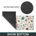 thumbnail image 6 of Pioneer Flower Floral Print Pattern Kitchen Rugs Sets Of 2, Anti Fatigue Non Slip Washable Floor Mats for Kitchen Sink Laundry, 17X30 Inch + 17X47 Inch, 6 of 6
