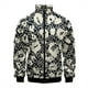 thumbnail image 3 of Chaqueta de cuello alto con estampado 3D de piel de serpiente de moda para hombre, abrigo de manga larga para ocio callejero, chaquetas de gran tamaño con cremallera, ropa de abrigo para hombre, 3 of 4