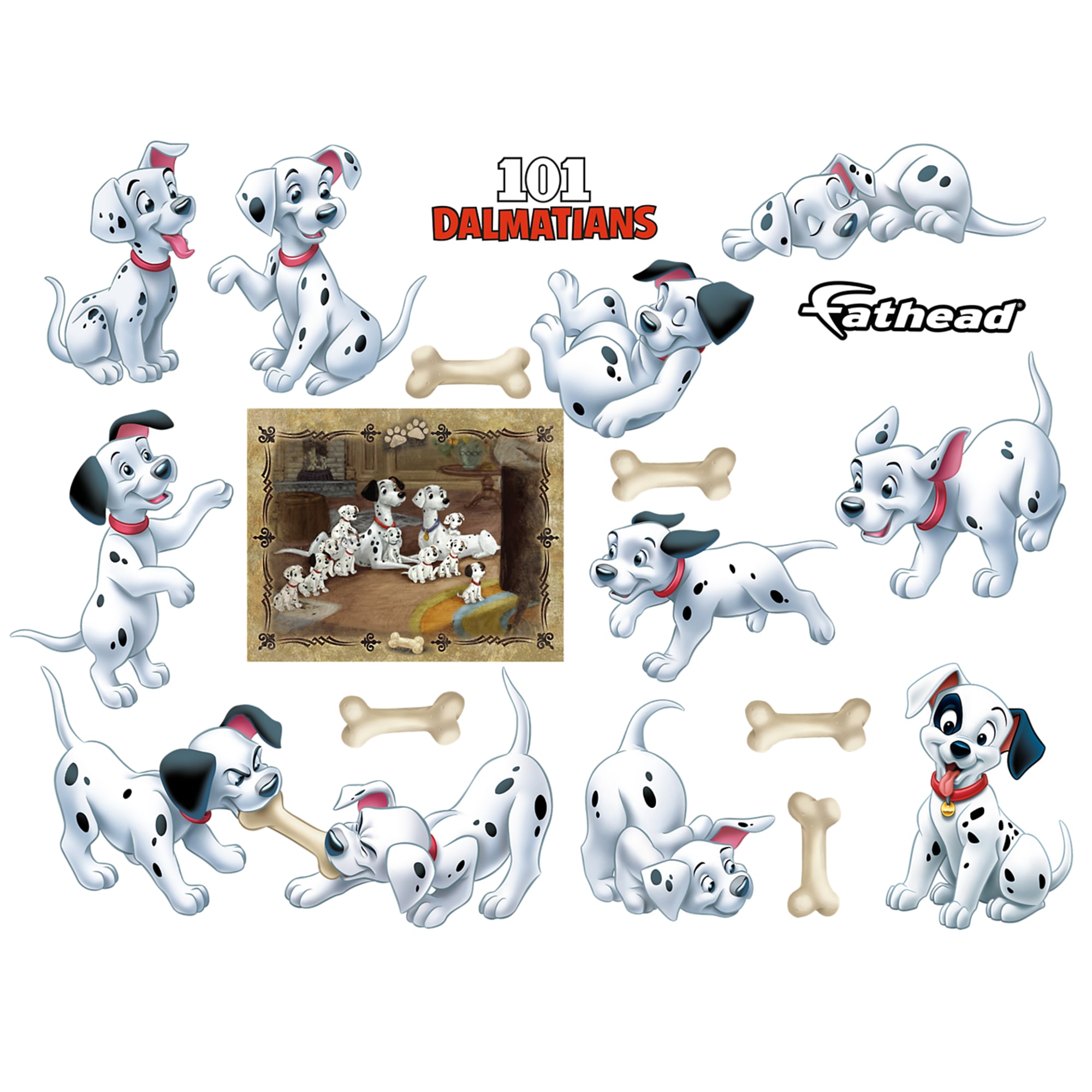 101 dalmatians wall decal ae1159