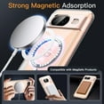 thumbnail image 3 of JETech Magnetic Case for Google Pixel 8 6.2-Inch 2023, Compatible with MagSafe Accessories, Shockproof Protective Phone Cover, Non-Yellowing Hard Clear PC Back (Clear), 3 of 7