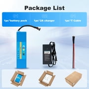 48V 8Ah Electric Bike Battery Replace Lithium Battery Tricycle 750W T Plug UL2271