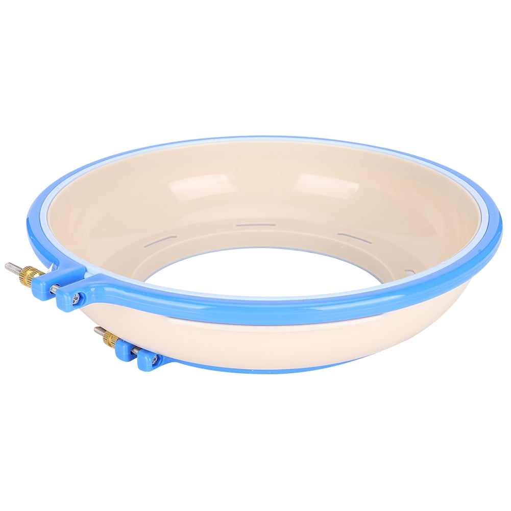 Embroidery Hoops, Plastic Embroidery Hoops, 2Pcs Embroidery Hoops Circle Crossstitch Ring Plastic Frame 1 Pc Embroidery Hoop Stand For Craft Sewing,With Gold Eye Embroidery , Embroidery Hoop