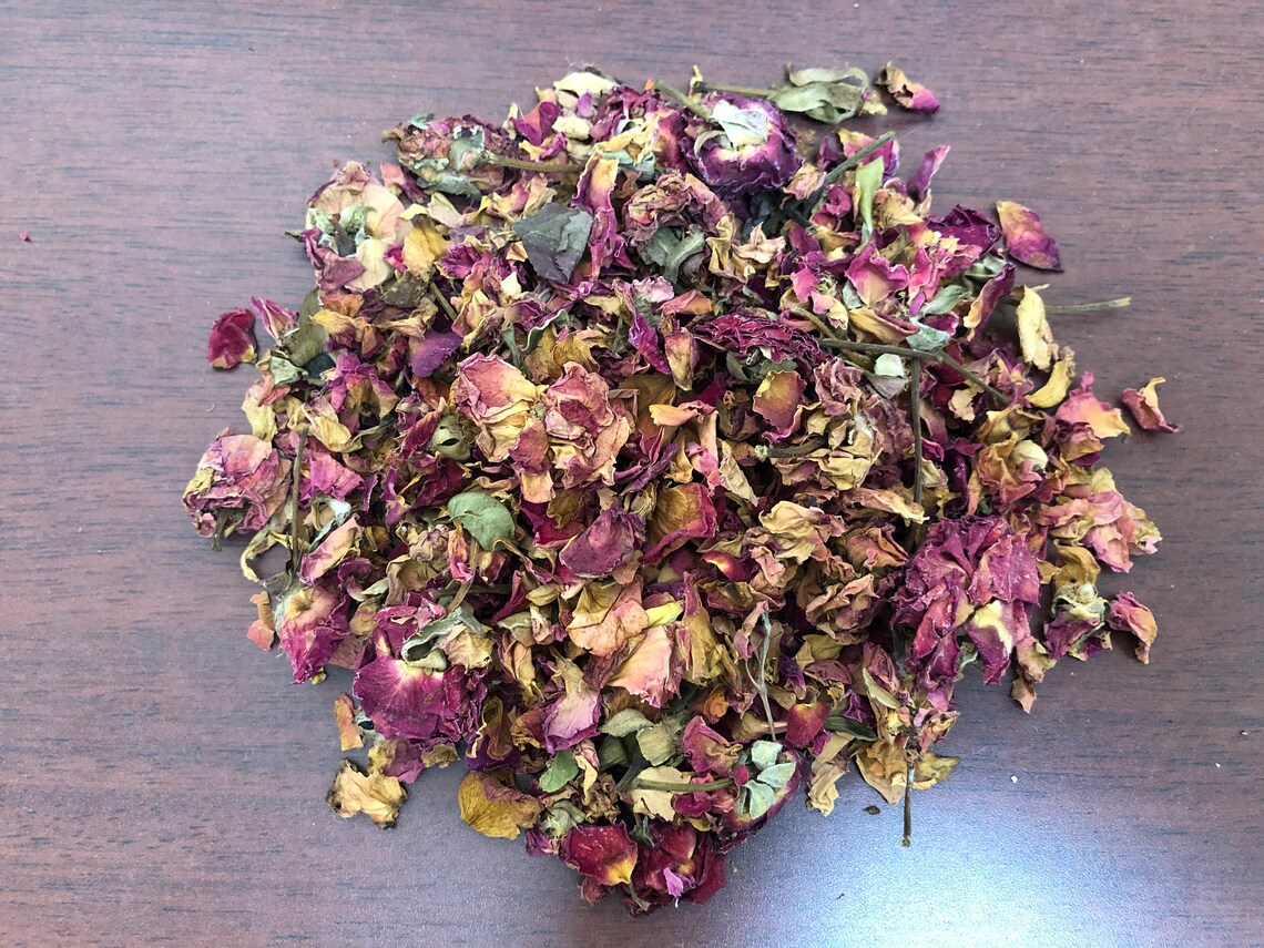 Bulk Loose Dried Red Rose Petals Incense Smudging Spirituality Cleansing 1 lb