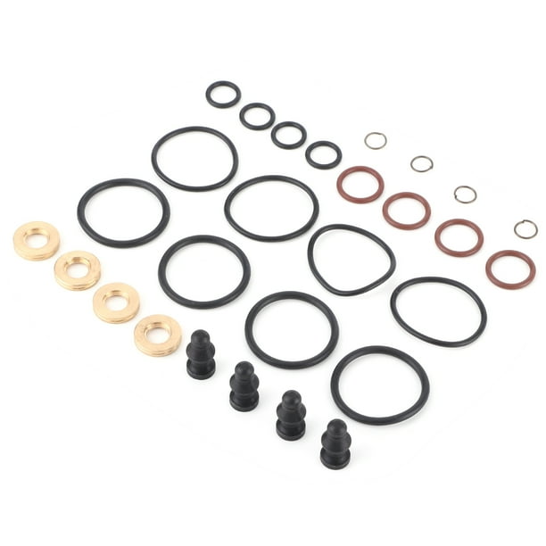 Seles de Inyector de Combustible, Kit de Sellado del Inyector, Kit de Reparacia del Inyector de Combustible Seles del Inyector para el Inyector de Combustible para