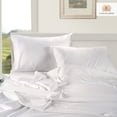 thumbnail image 2 of Casa Platino Juegos de Cama Queen: 1000 Hilos 100% Egyptian Cotton, Comodidad de Lujo Premium para Hotel, Acabado Satinado, Bolsillo Profundo de 15", Fácil Cuidado - Blanco, 2 of 9