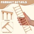 thumbnail image 3 of UPOUART 1Pack Decorative Fence Wooden Beige Miniature Fence for Small House, 3 of 8