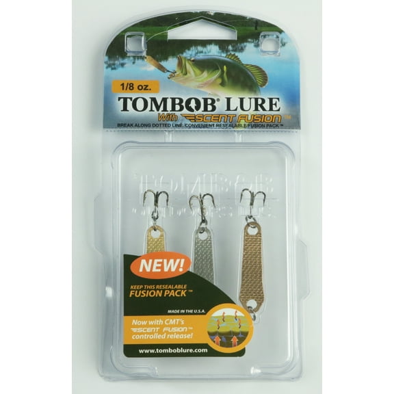 TomBob Fishing Lures with Scent fusion 1/8 Oz. 3 Pack