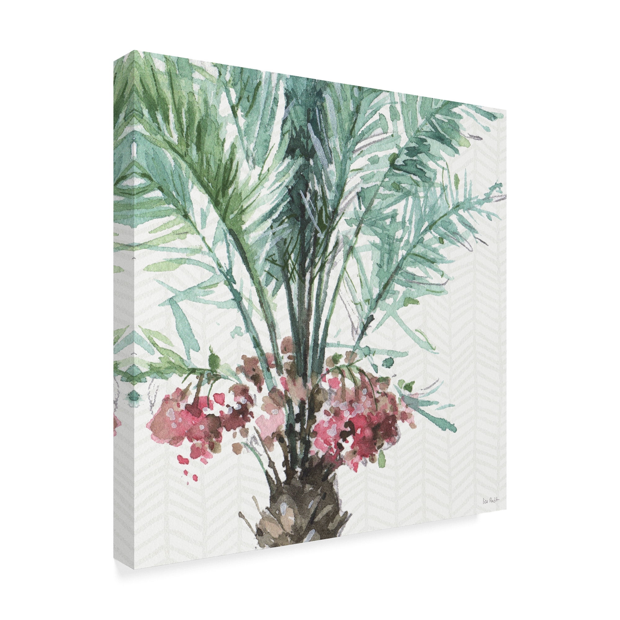 Trademark Fine Art 'Mixed Greens V' Canvas Art by Lisa Audit