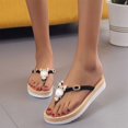 thumbnail image 2 of asddcavvf Fashion Ladies Slippers Beach Flat With Thick Bottom Flip Flops Sandals And Slippers Non-s, 2 of 8