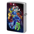 thumbnail image 1 of Mega Man-theme Copper Metal Lighter Shell, Premium Replacement Refillable Lighter Case with Durable Metal Construction, Compatible with Zippo and Most Standard Lighter Models, 1 of 6